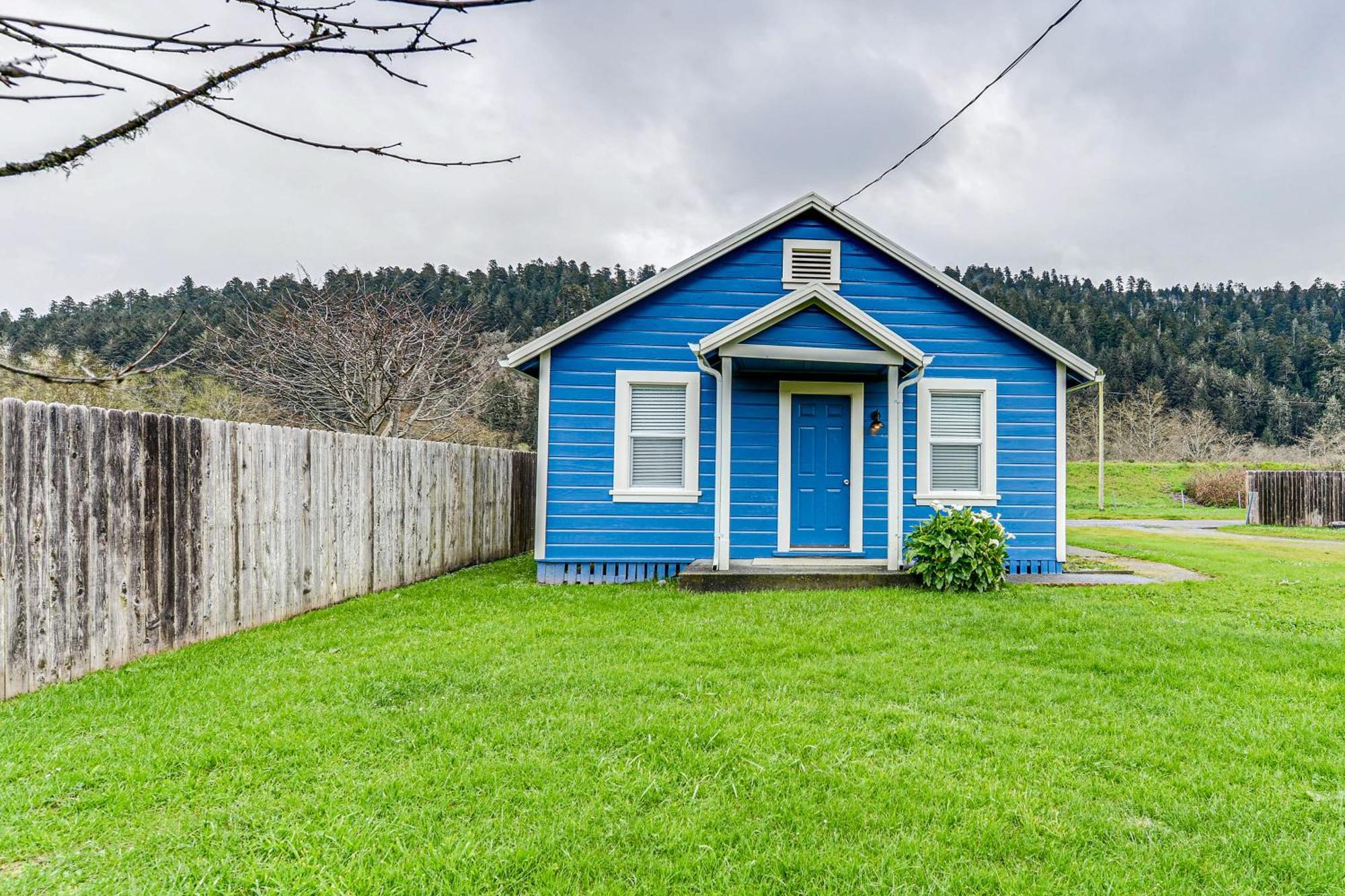 Cozy Norcal Cottage 2 Mi To Redwoods And Beaches! Orick 外观 照片