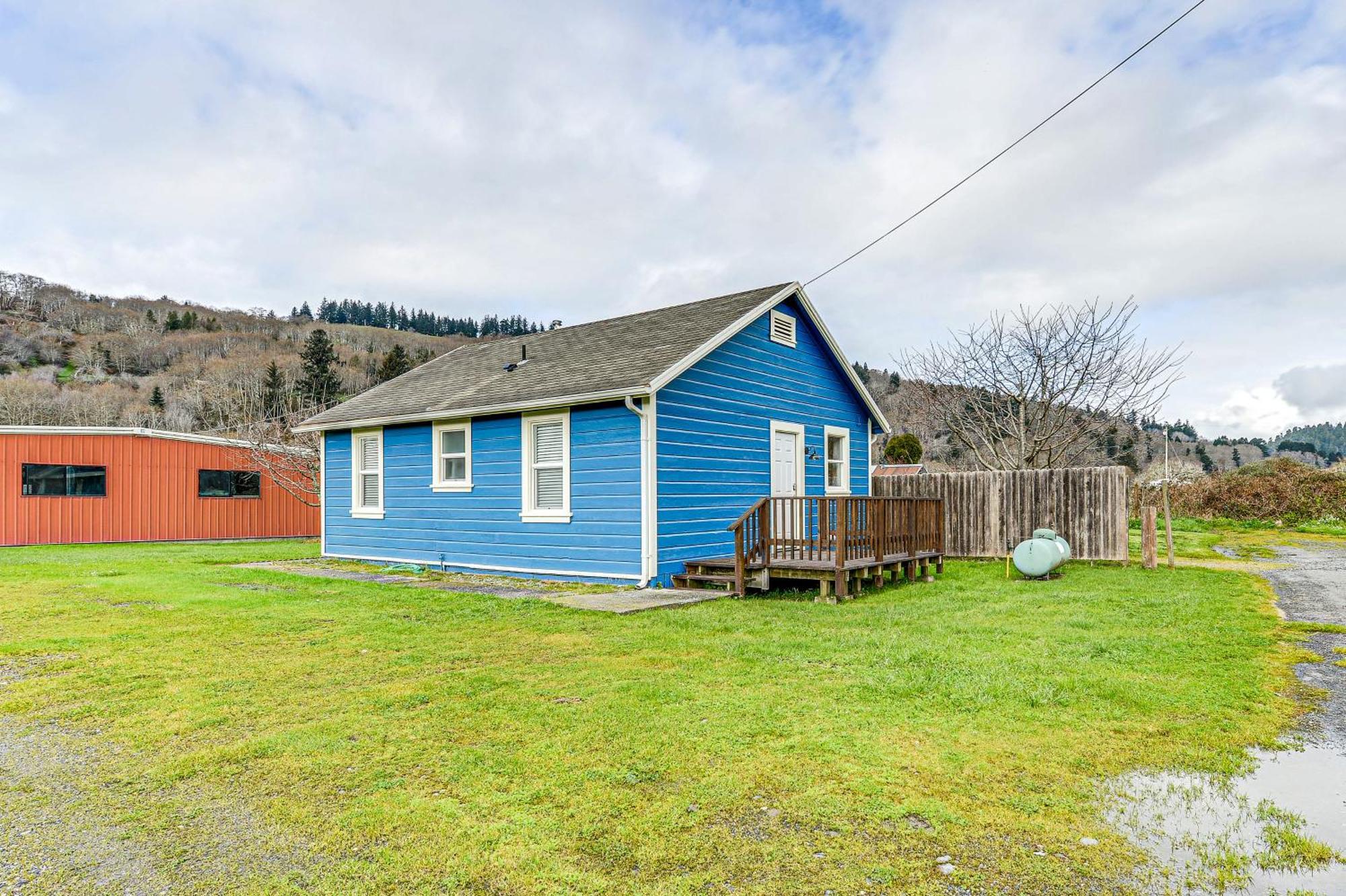 Cozy Norcal Cottage 2 Mi To Redwoods And Beaches! Orick 外观 照片