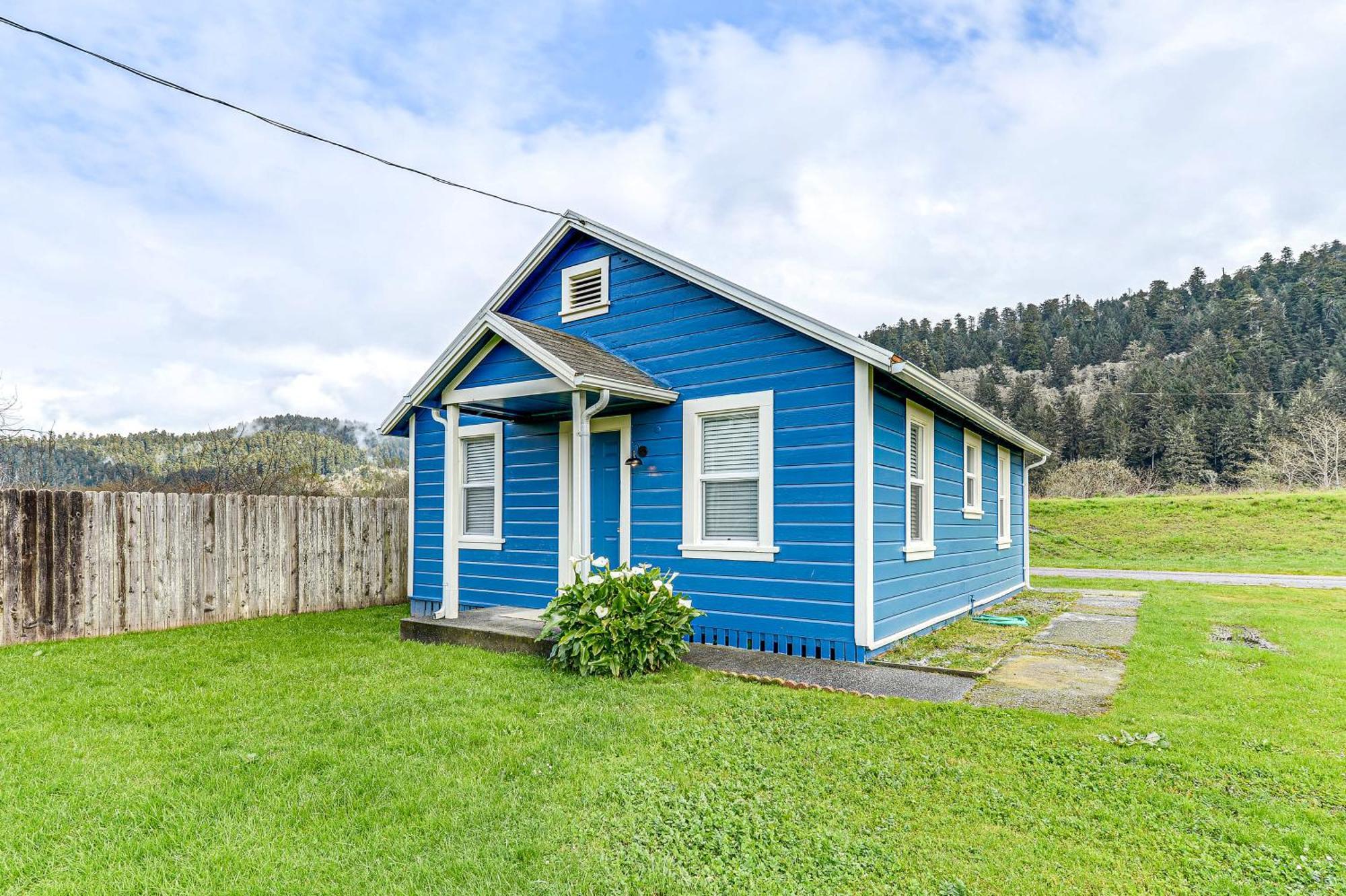 Cozy Norcal Cottage 2 Mi To Redwoods And Beaches! Orick 外观 照片